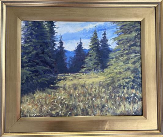 Shrine Mountain Meadow by John Edwards