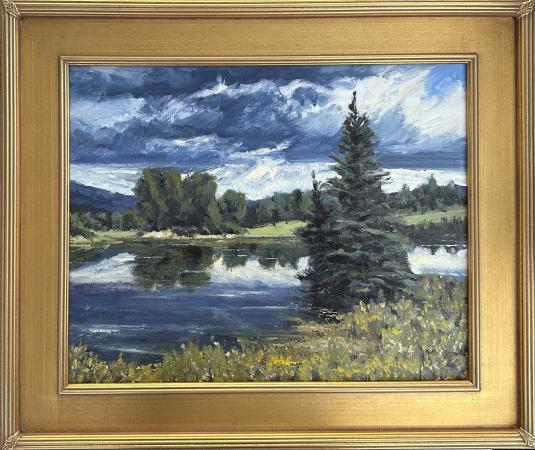 On the Pond by John Edwards