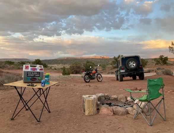Campsite in Grand Junction