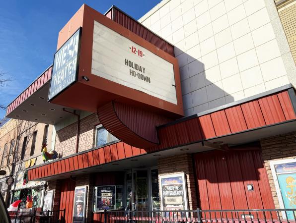 View of the Front of Mesa Theatre