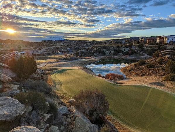 Redlands Mesa Golf Course in the Winter