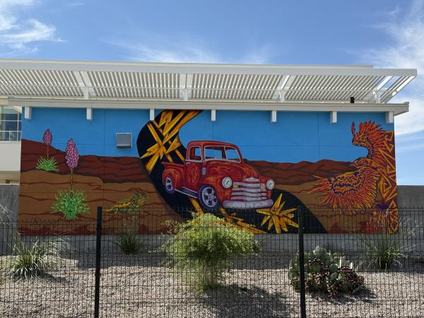PAZ Route 66 Remixed Mural