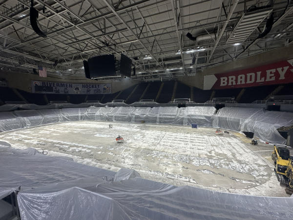 Arena floor construction