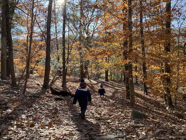 Hiking with toddlers - high rocks