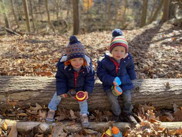 Hiking with toddlers - high rocks