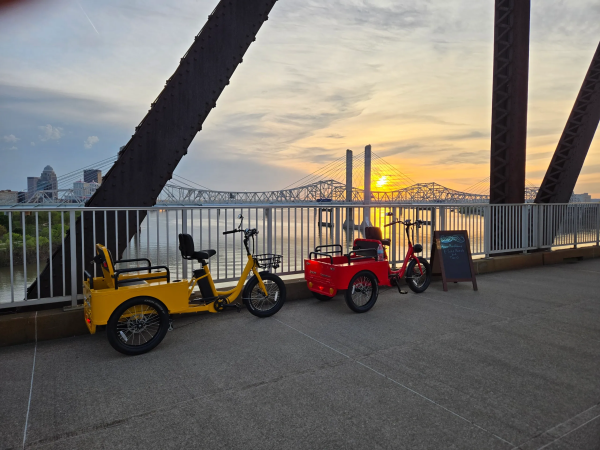 Hoosier Handlebars LLC E-trikes on Big Four Bridge