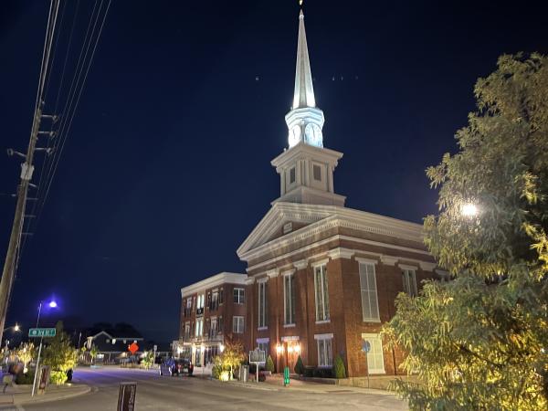 Karyn Locke - New Albany Wicked Walk Town Clock Church