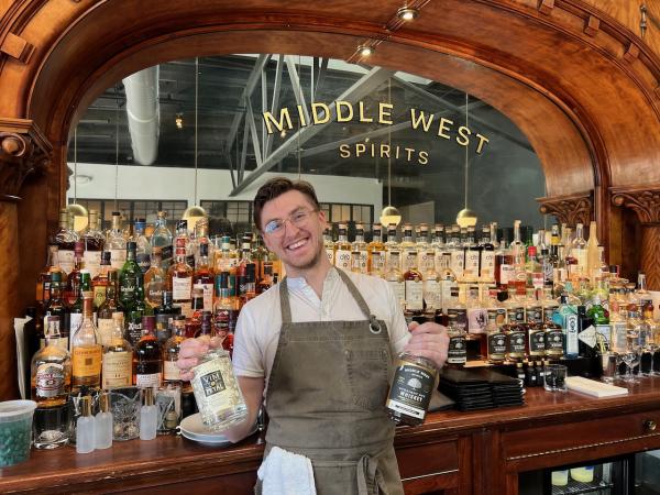 Dustin Ross Middle West Spirits, Service Bar