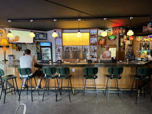 The interior of Missing Jimmy's in Dublin