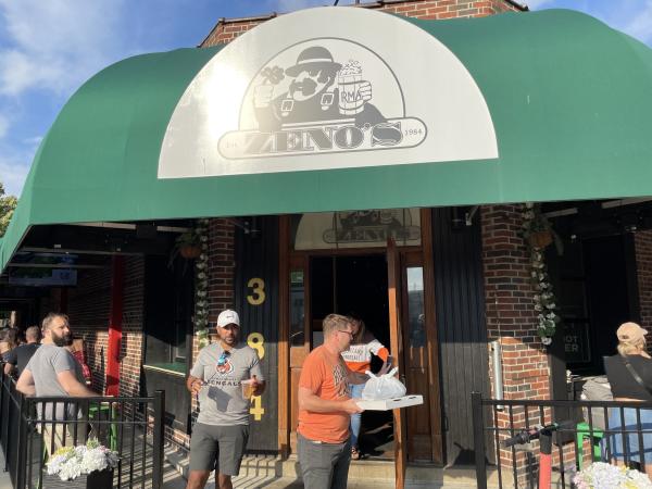 Zeno's Bar exterior on a sunny day