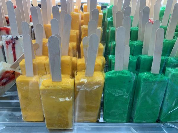 Paletas from Diamond's Ice Cream