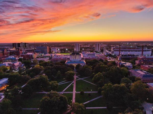 The oval at Ohio State University.