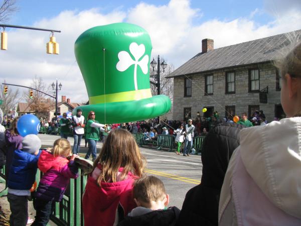 St. Patrick's Day Parade Top Hat Float