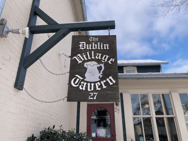 Dublin Village Tavern Sign