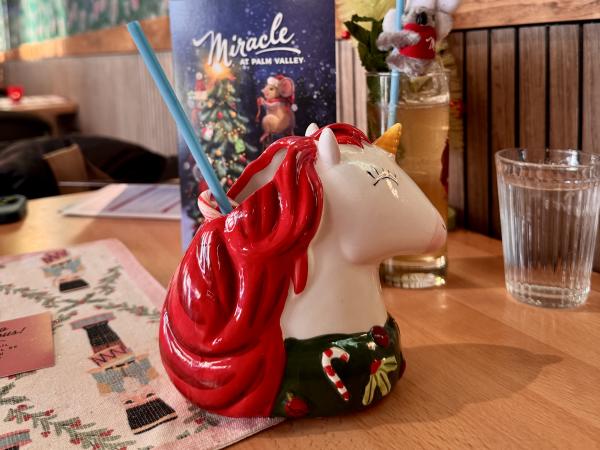 Palm Valley Holiday Pop Unicorn Cup