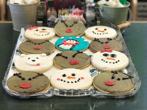 Sunny Street Holiday Cookie Display