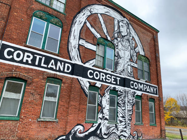 Cortland Corset Company Mural