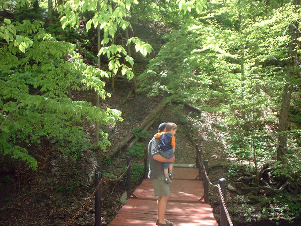 Father and Son hike