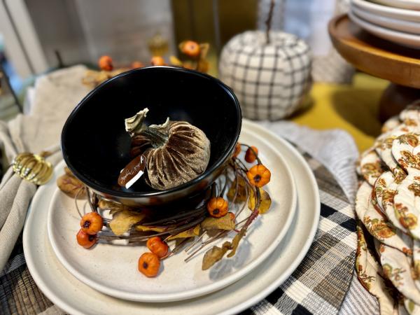 Creative Kitchen Pumpkin Place Setting
