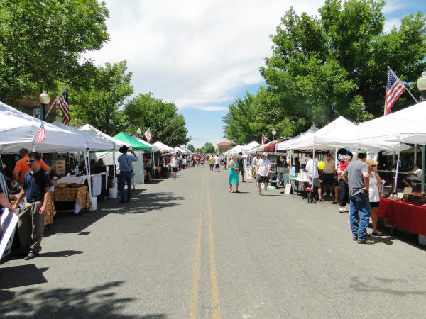 View of Palisade Farmer's Market