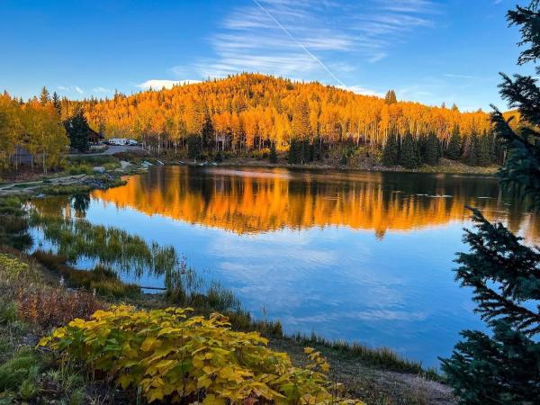Lake on Grand Mesa in the Fall