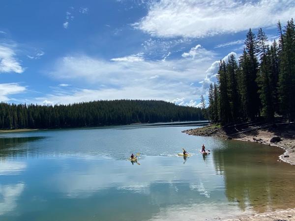 Paddleboarding on the Grand Mesa