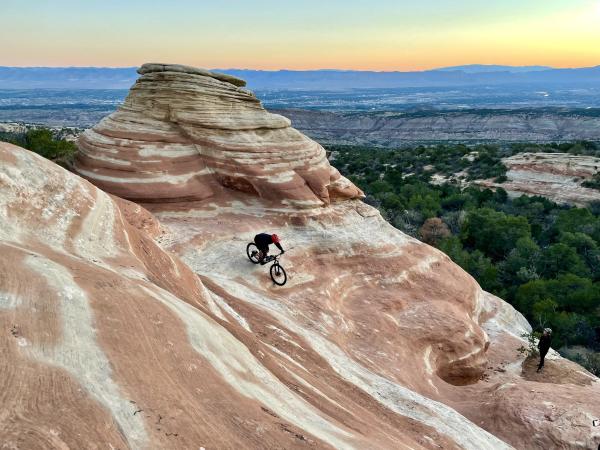 Mountain biking the Ribbon Trail