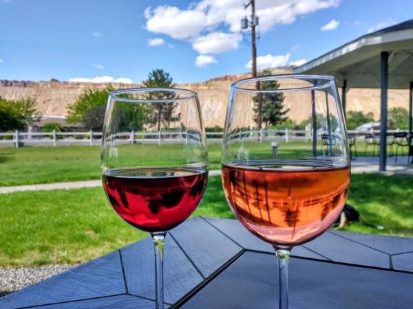 Glasses of Wine at Local Winery