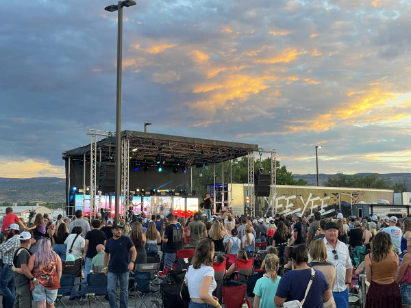 View of Warehouse 25 Sixty Five Outdoor Stage