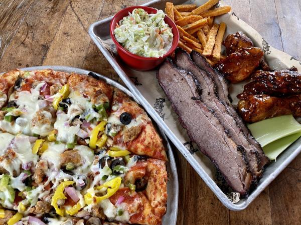 Parker John's BBQ pizza