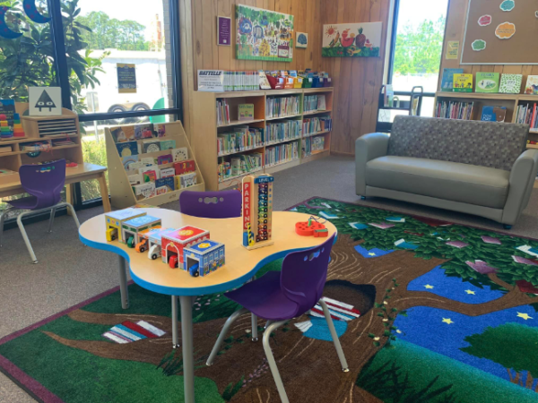 PSJ Public Library seating area