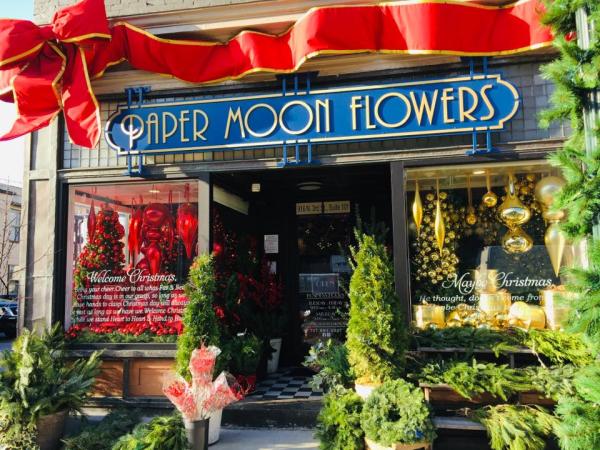 Paper Moon Christmas Storefront