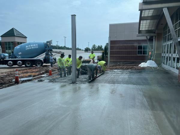 Convention Center Main Entrance - concrete