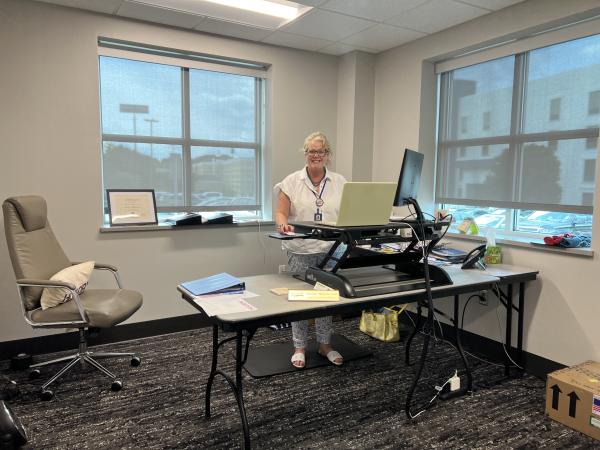 HMCC New Office Space - Makeshift Desks