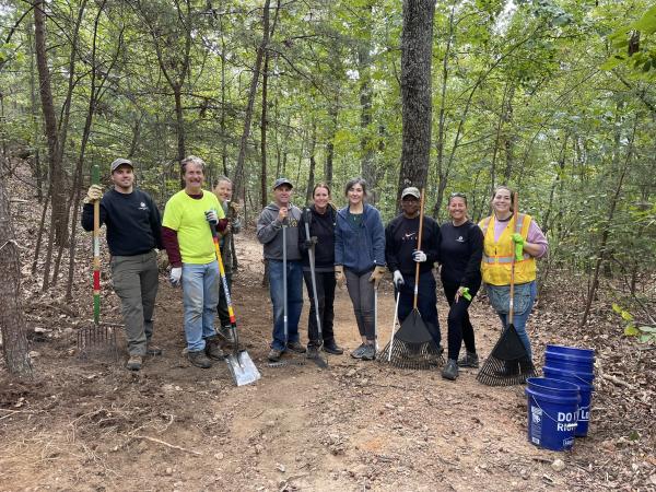 Bakers Mountain Park Cleanup, volunteers