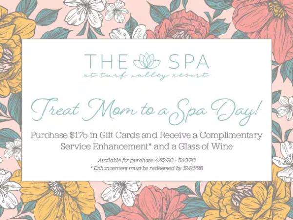 Turf Valley Spa Mother's Day Offer 2026