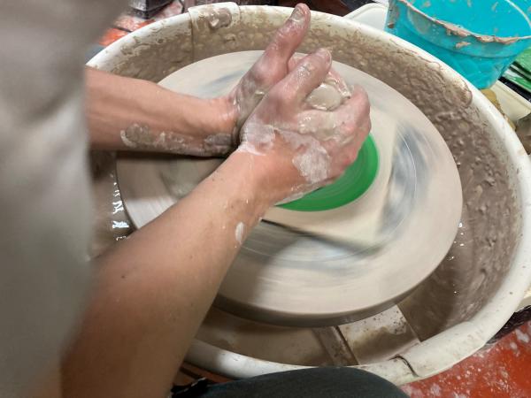 Throwing Wheel Pottery
