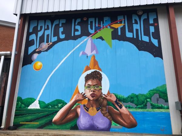 Space is our place mural