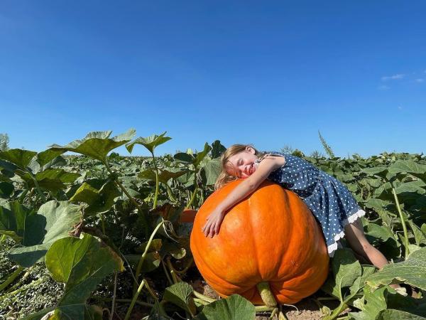 Jones Family Farm Huggable Pumpkin | Richmond / Wayne County Fall