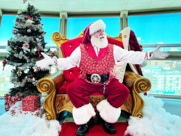 Santa at the Sunsphere
