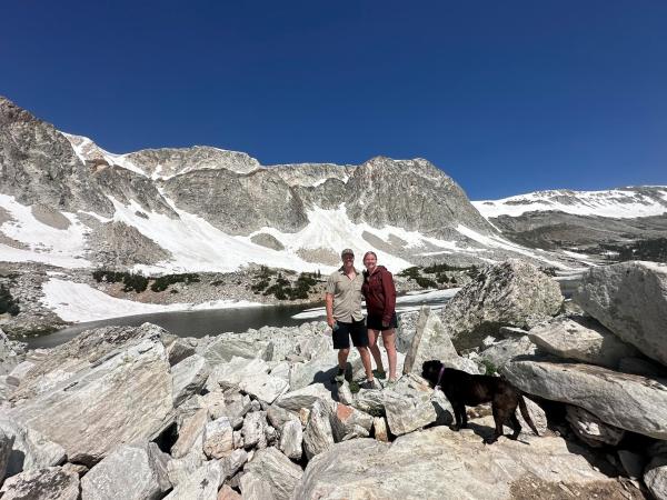 Mikayla Adair & Chris Isaacs in the Snowy Range