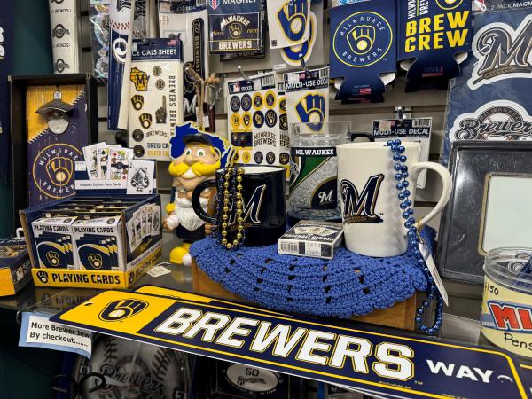 Milwaukee Brewers merchandise at Heart and Homestead
