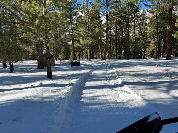 Bridgeport Winter Trail System grooming by Jimmy Little