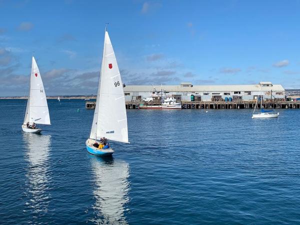 Sail Boats on Monterey Bay