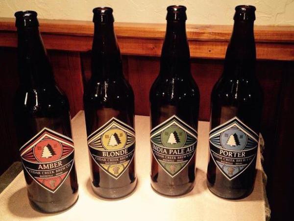 Cedar Creek Brew Co Bottles