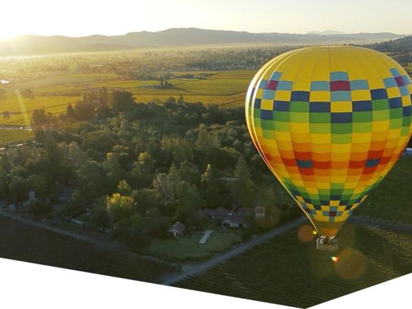 Napa Valley hot air balloons