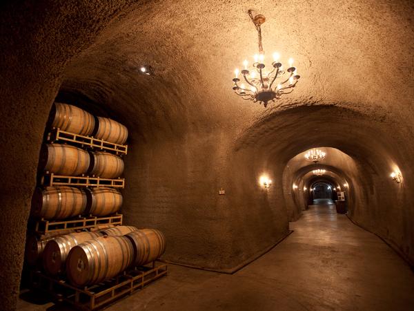 Wine Cave in Rutherford Hill Winery