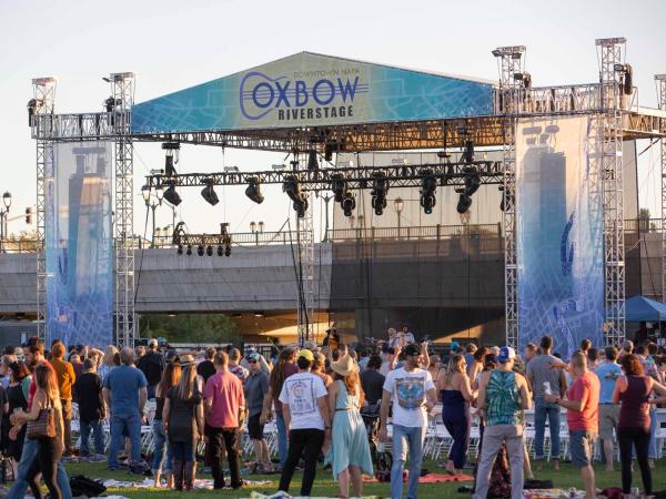 concert at Oxbow RiverStage
