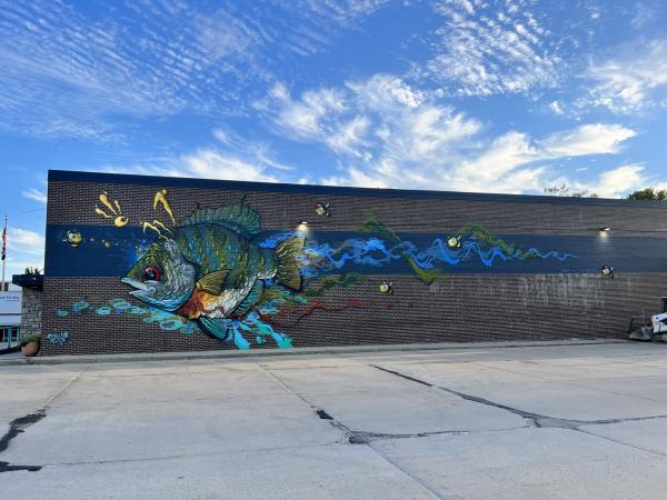 fish mural