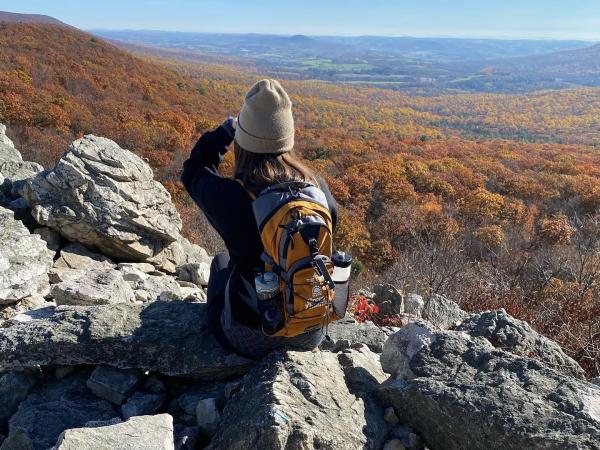 Fall view of Hawk Mountain